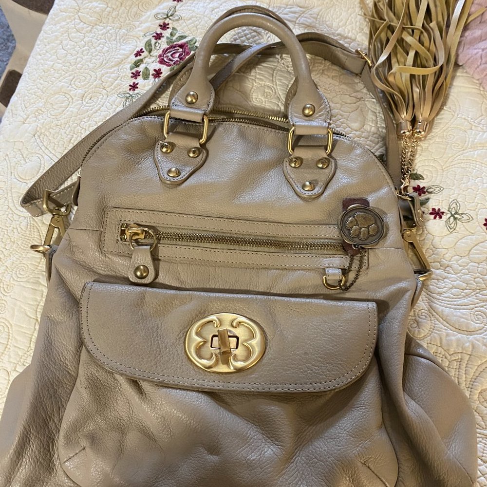 GUC~Emma Fox Large "Mushroom" foldover satchel - Picture 4 of 16